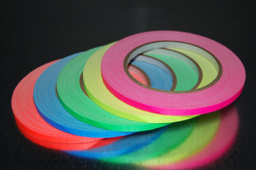 Quarter Inch UV Blacklight Reactive Fluorescent Gaffer Tape